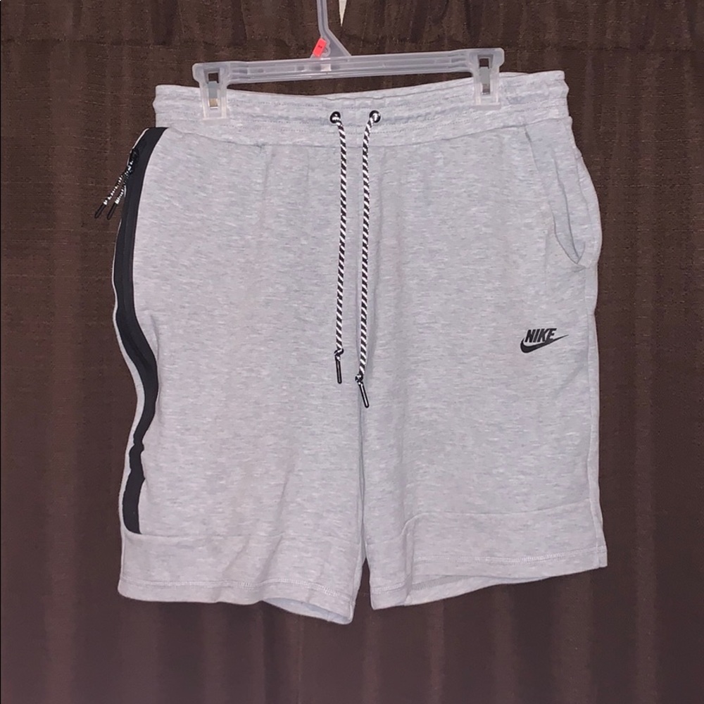 Nike sweat pant material shorts